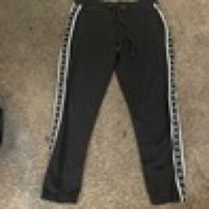 Kids Black Track Pants